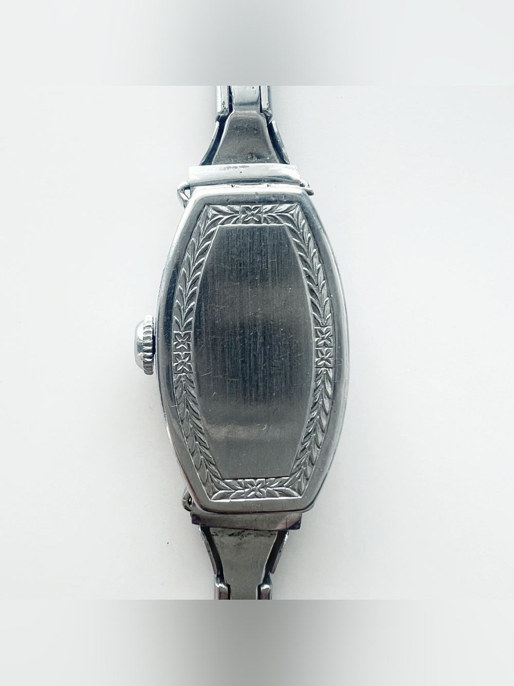 1920s antique Bulova Dauphine watch case extra strap vintage ladies art deco - Picture 6 of 12